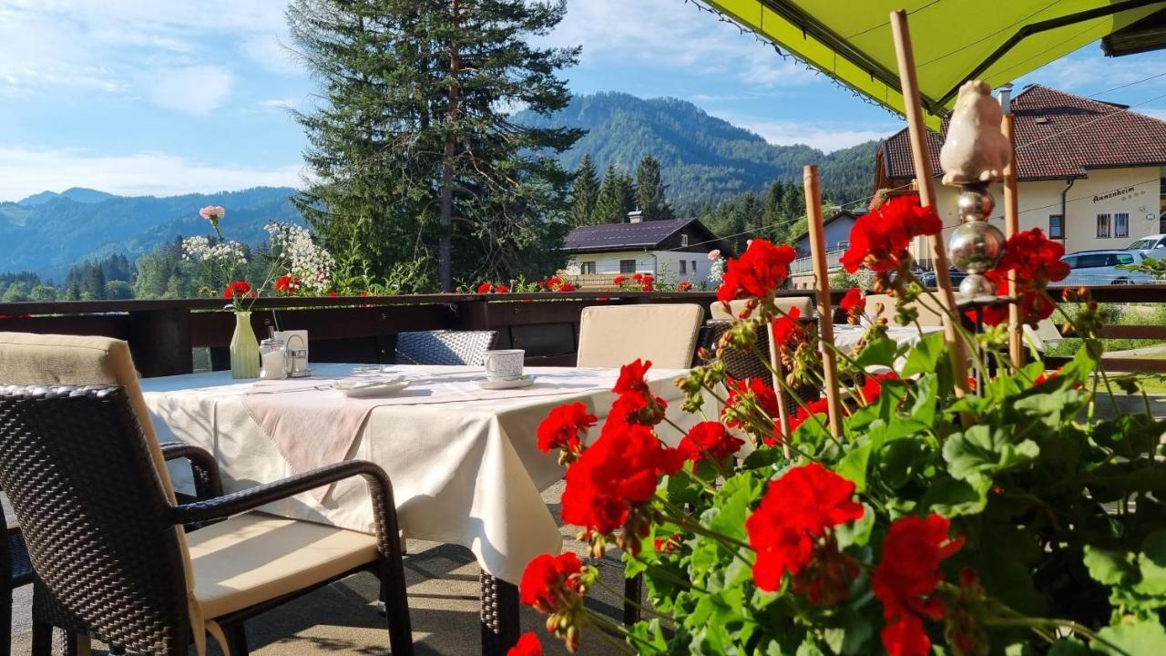 Kraners Alpenhof Bio Bed And Breakfast Pension Weissensee Kültér fotó