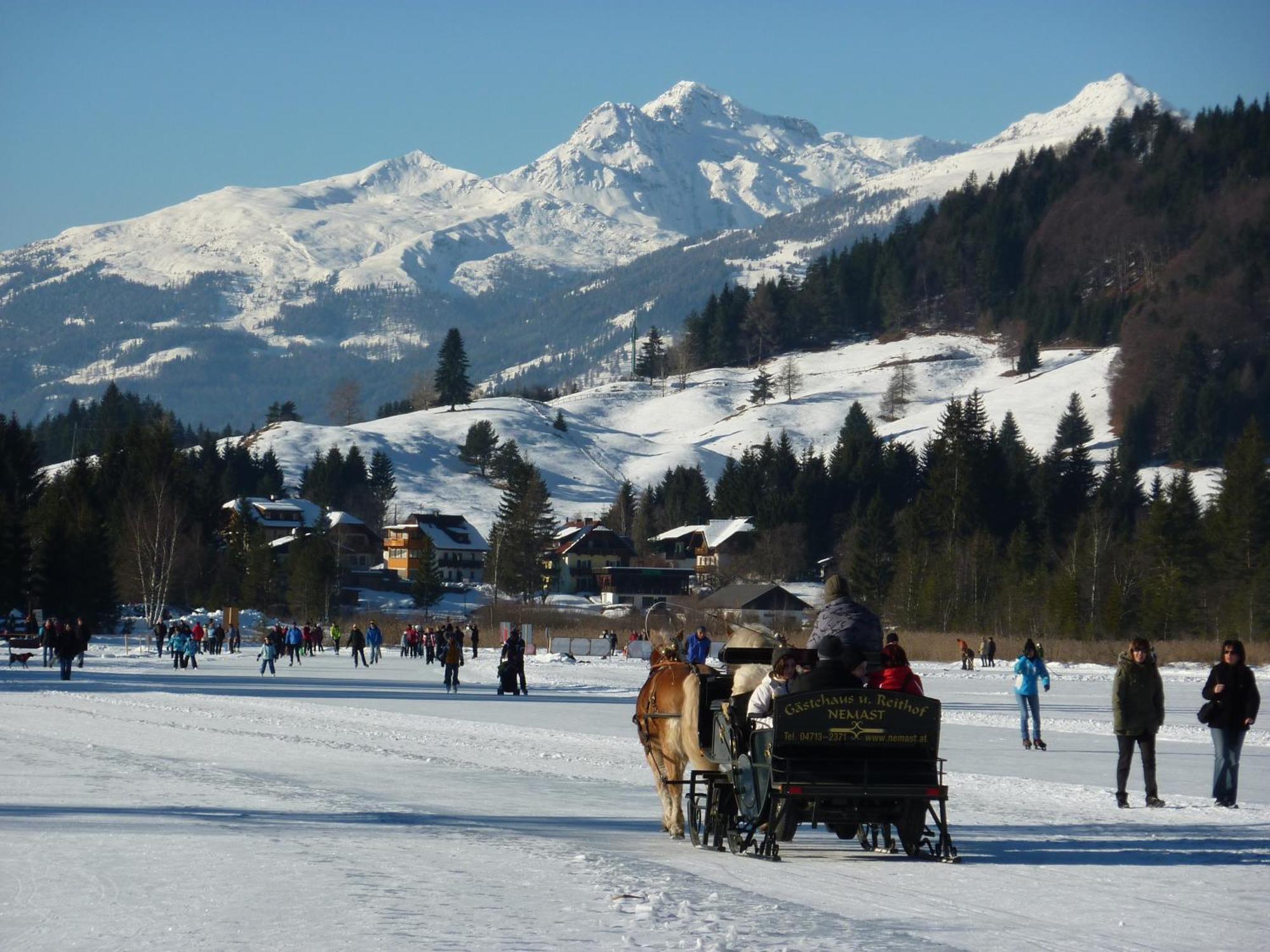 Kraners Alpenhof Bio Bed And Breakfast Pension Weissensee Kültér fotó